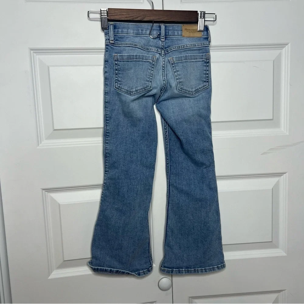 Abercrombie Kids Girls High-Rise Flare Jeans | Size 5/6 Regular